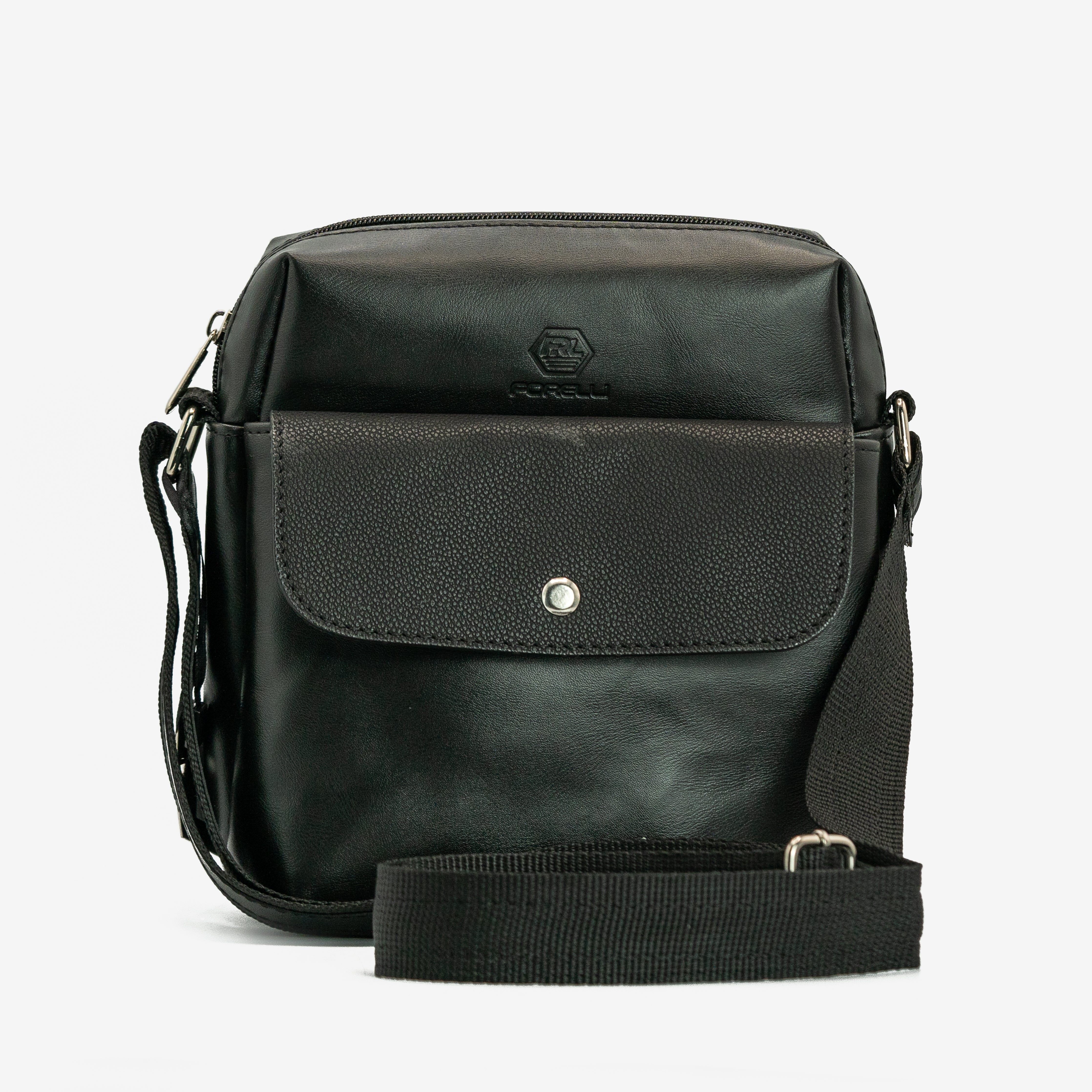 Men' s Crossbody Black Bag, Man Bag, Crossbody Men Bag FCE547 Forelli-