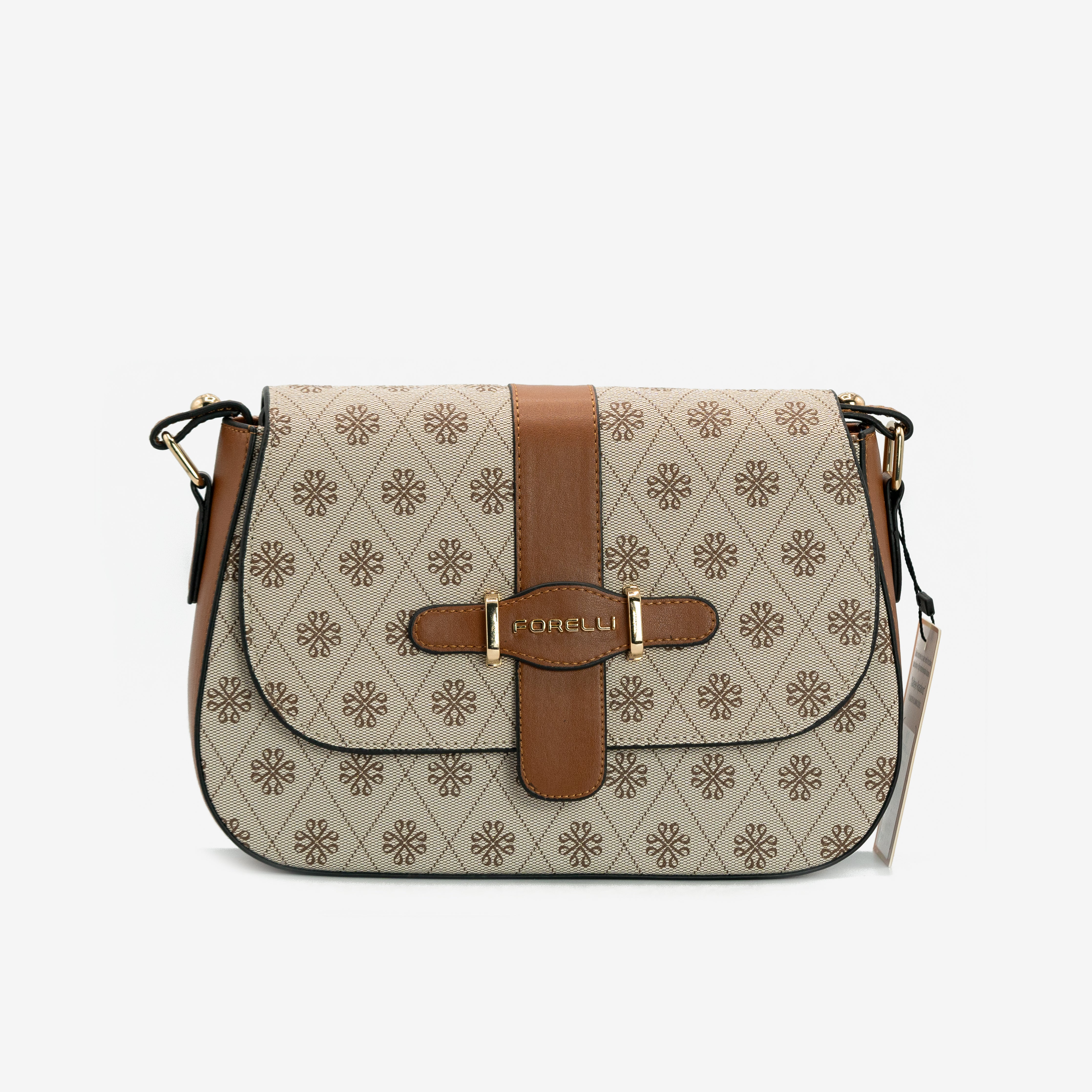 4A41 Forelli- Caramel Crossbody Bag