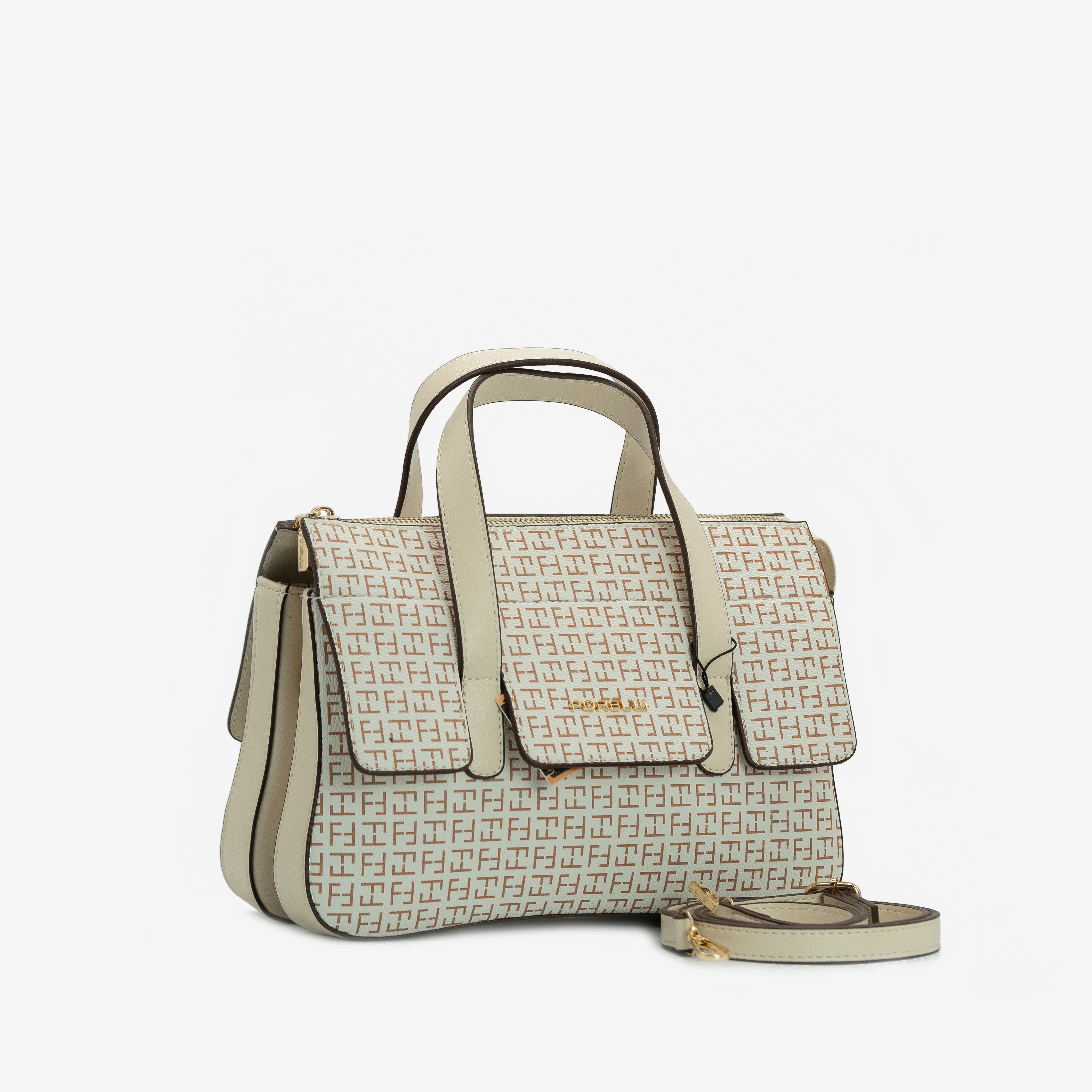 4A12 Forelli-Cream Women's Sports Handbag