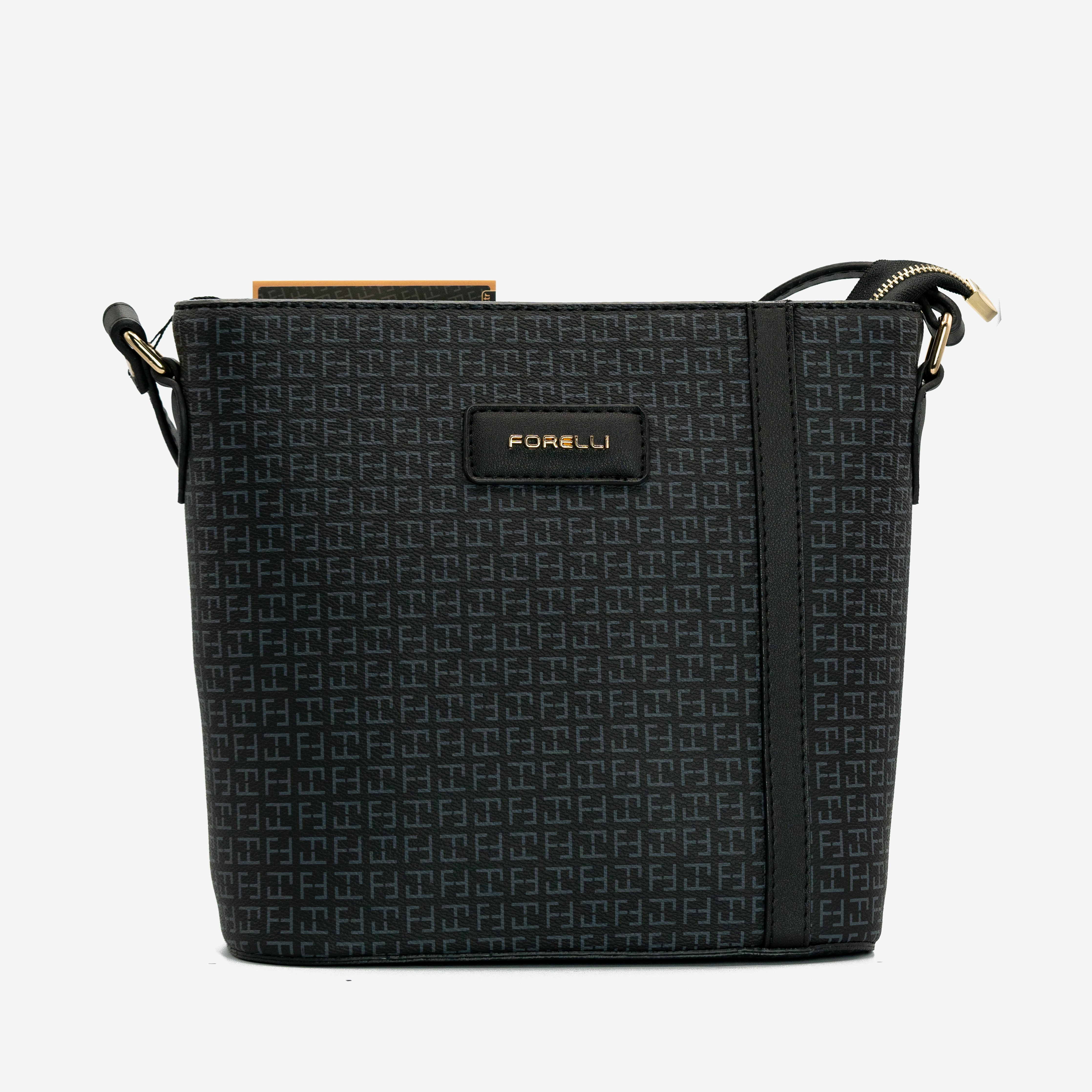 4A36 Forelli Black Shoulder Bag