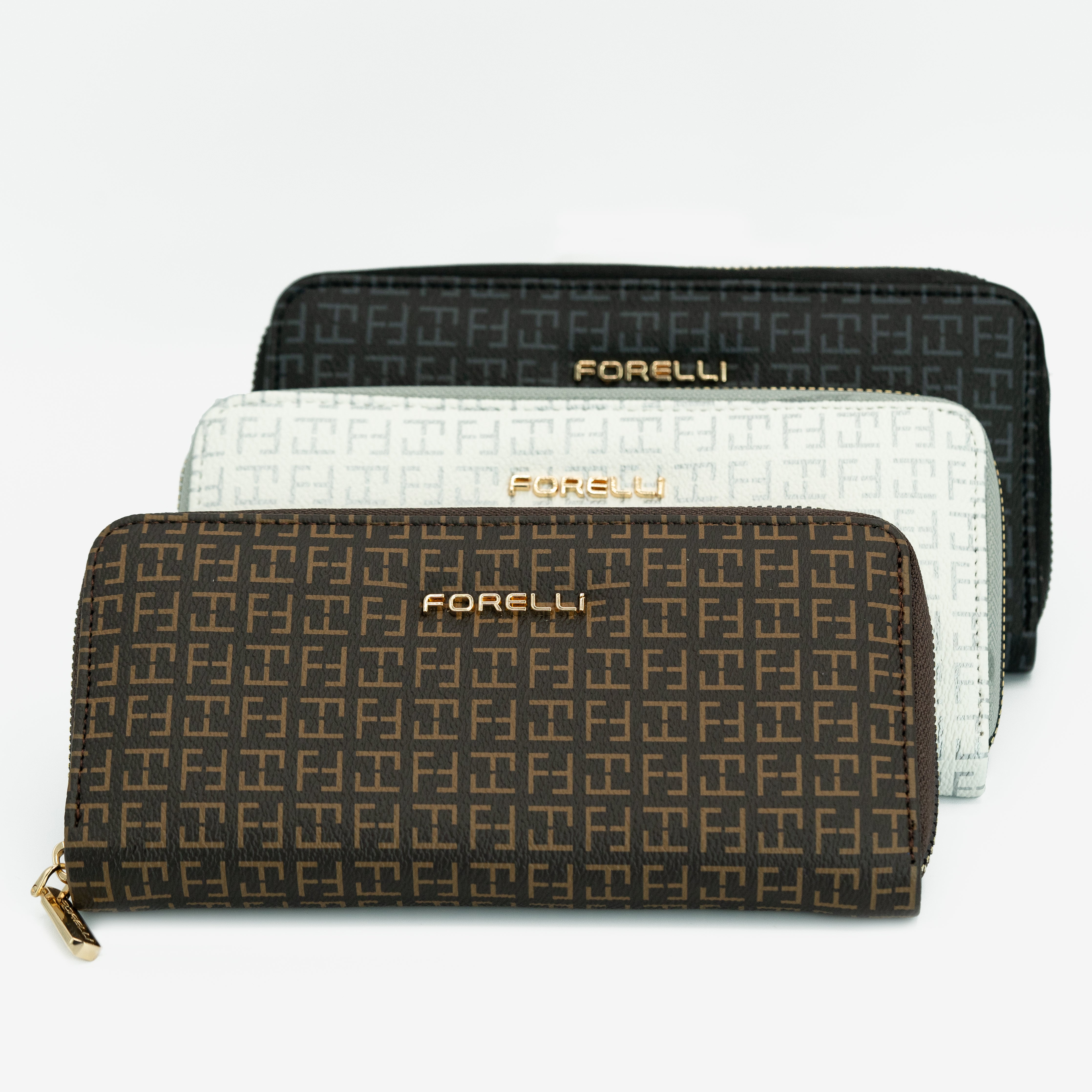 Woman Purse, White Woman Purse, Hand Purse,Ladies Purse,Zipper Purse, 4A85- Forelli