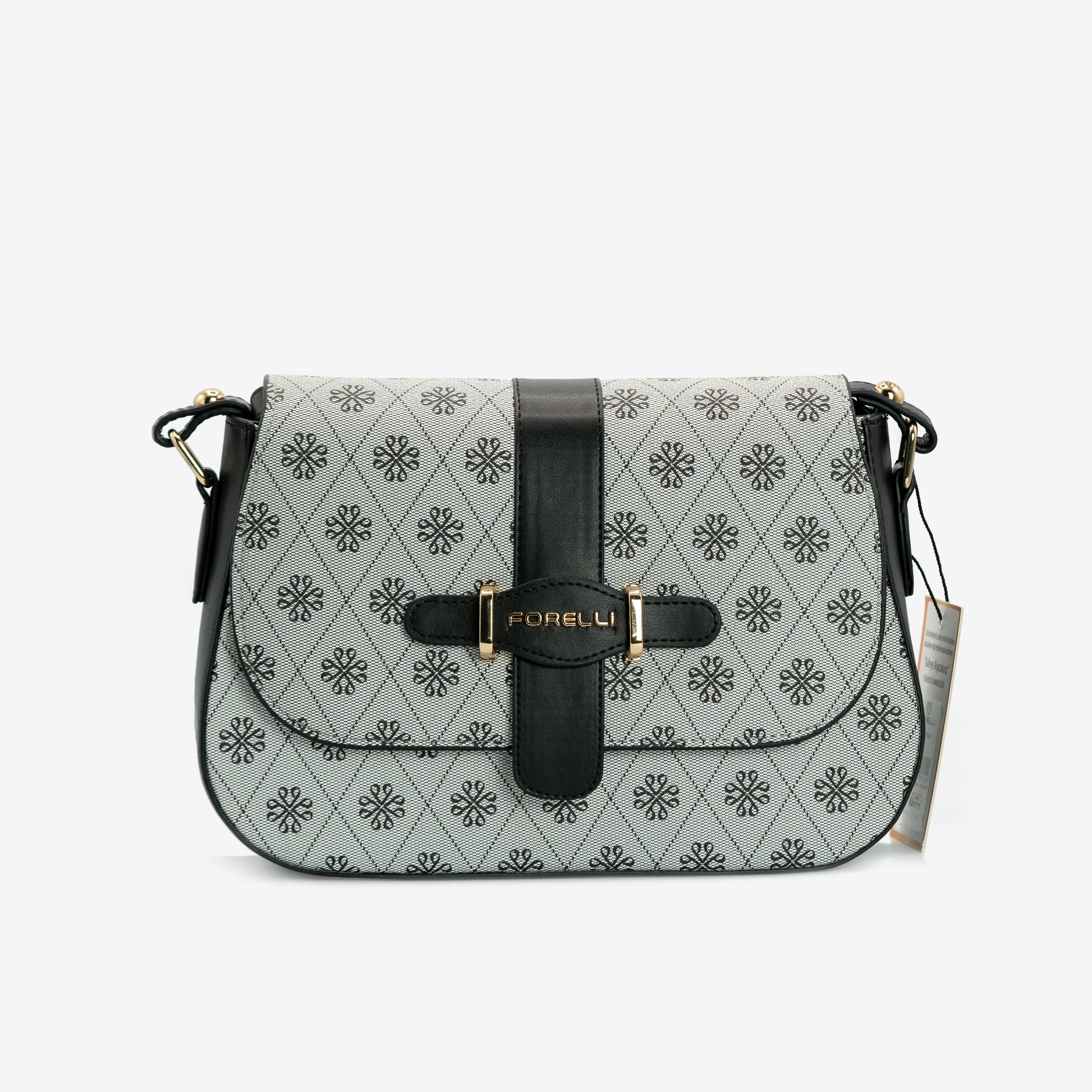 4A41 Forelli- White Crossbody Bag