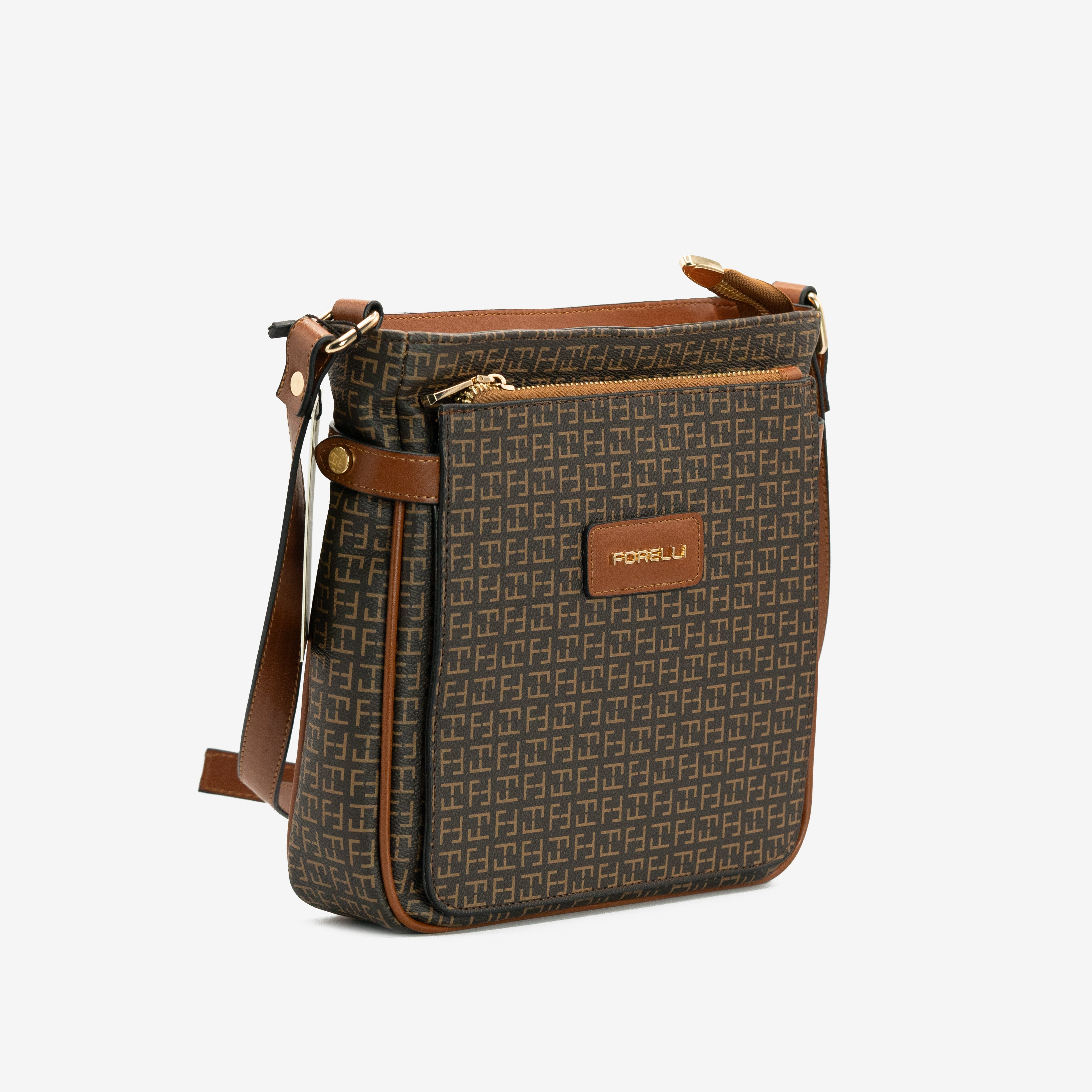 4A43 Forelli- Crossbody Brown Bag