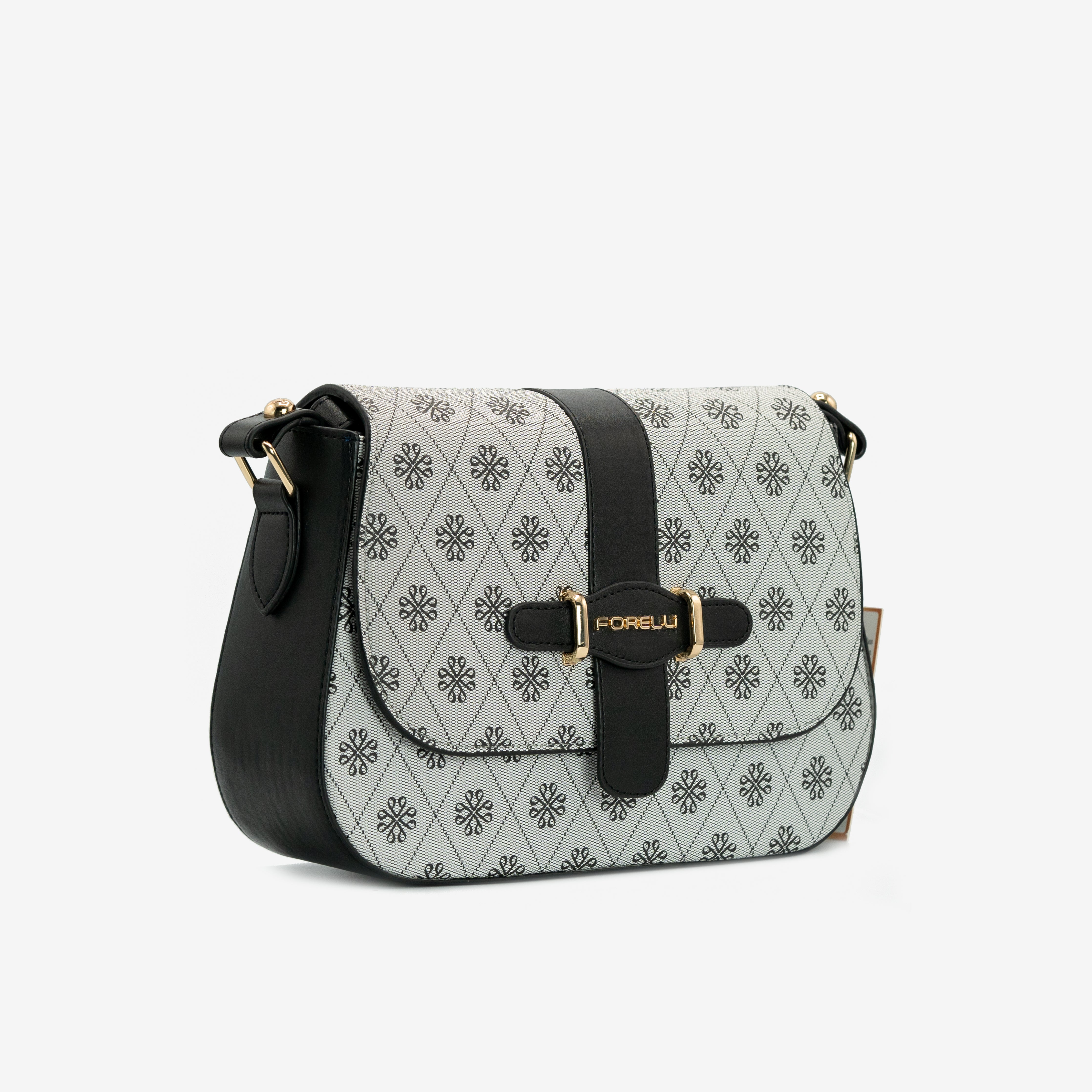 4A41 Forelli- White Crossbody Bag