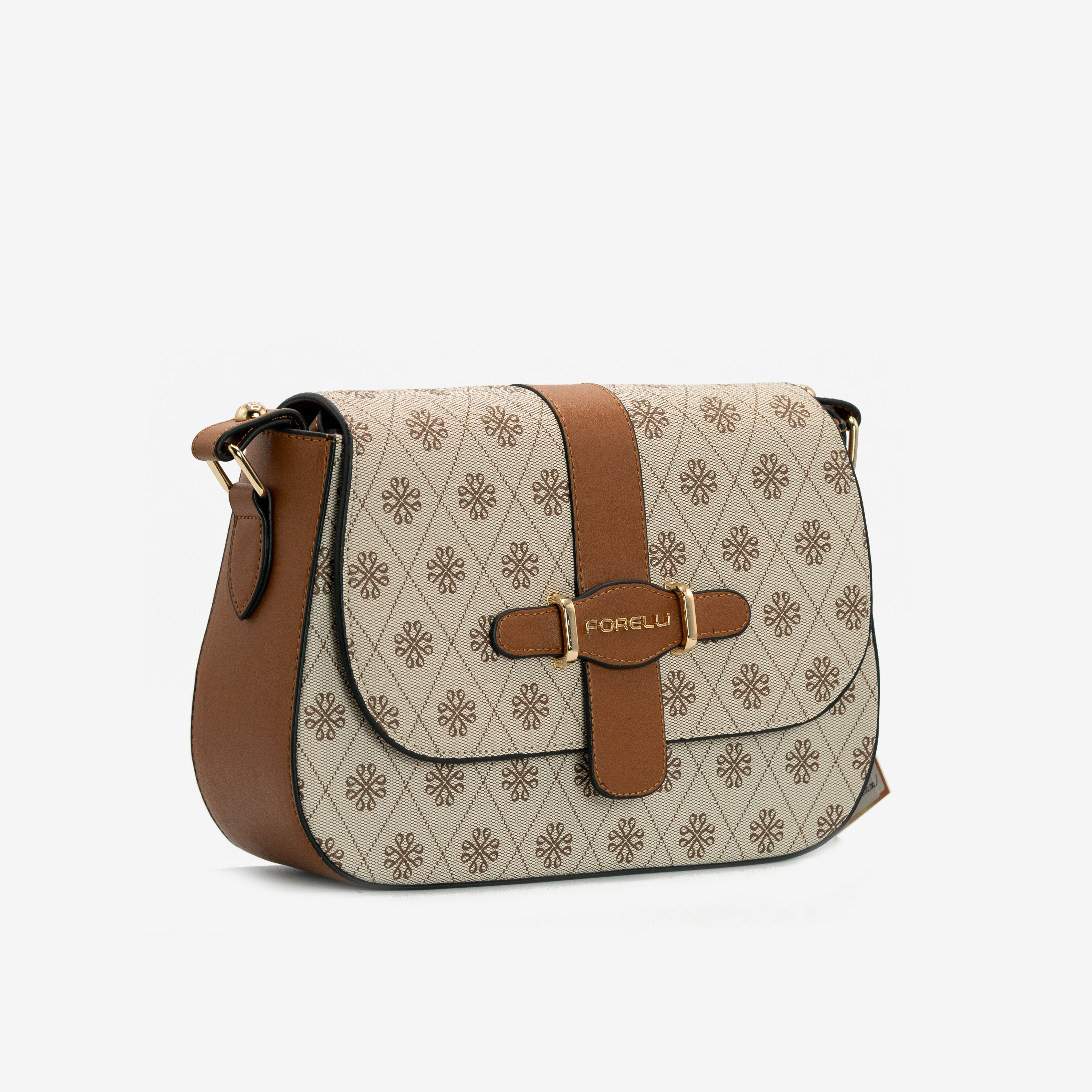 4A41 Forelli- Caramel Crossbody Bag